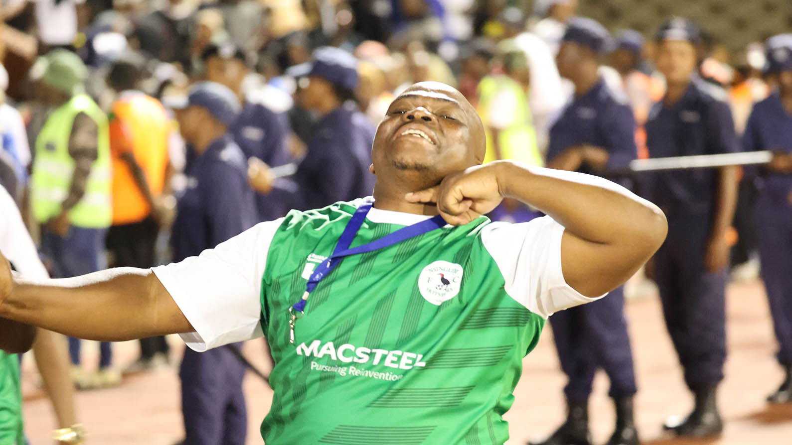 Nsingizini Hotspurs PRO Mnotfo Dlamini couldn’t hide his delight following their giant-slaying performance yesterday.